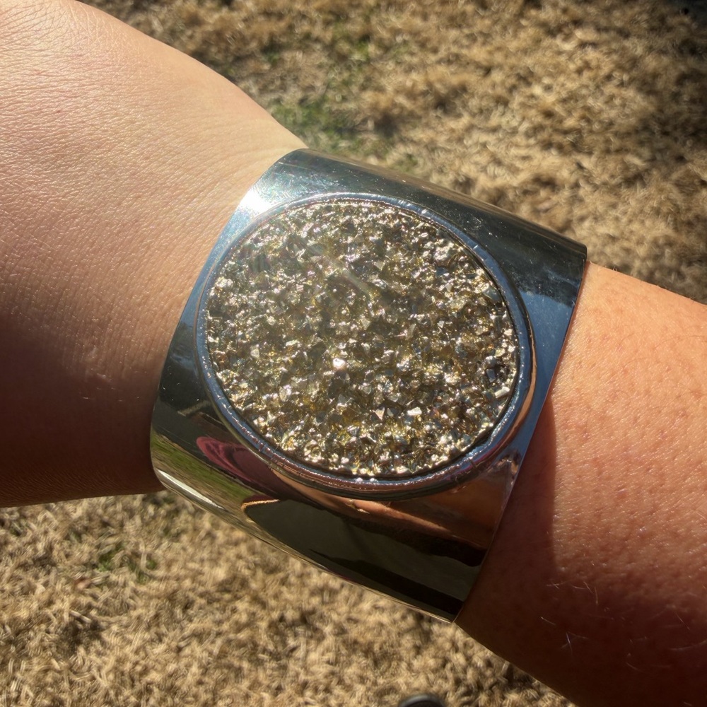 Maddie silver And Gold Cuff